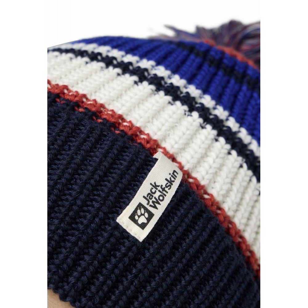 Дитяча шапка Jack Wolfskin POMPOM BEANIE KIDS 1911081_1010