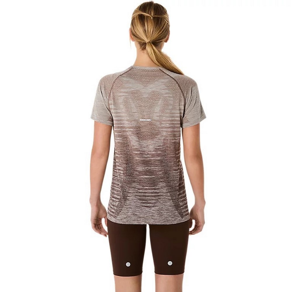Жіноча спортивна футболка Asics SEAMLESS SHORT SLEEVE TOP 2012C385-022