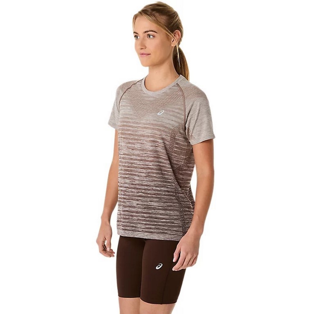 Жіноча спортивна футболка Asics SEAMLESS SHORT SLEEVE TOP 2012C385-022