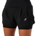 Жіночі шорти для бігу Asics ROAD 2-N-1 3.5IN SHORT 2012C975-001