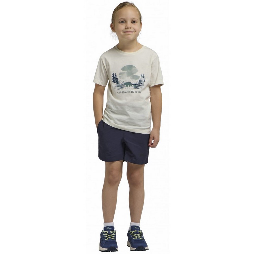 Дитяча футболка Jack Wolfskin GRAPHIC COTTON T KIDS A64185_T0218