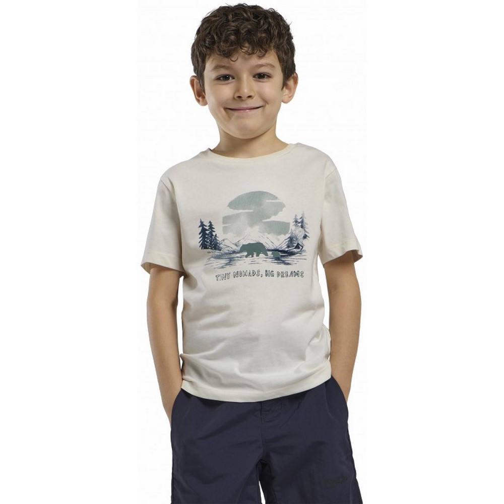Дитяча футболка Jack Wolfskin GRAPHIC COTTON T KIDS A64185_T0218
