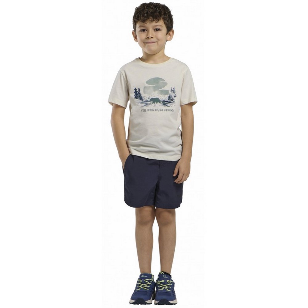 Дитяча футболка Jack Wolfskin GRAPHIC COTTON T KIDS A64185_T0218