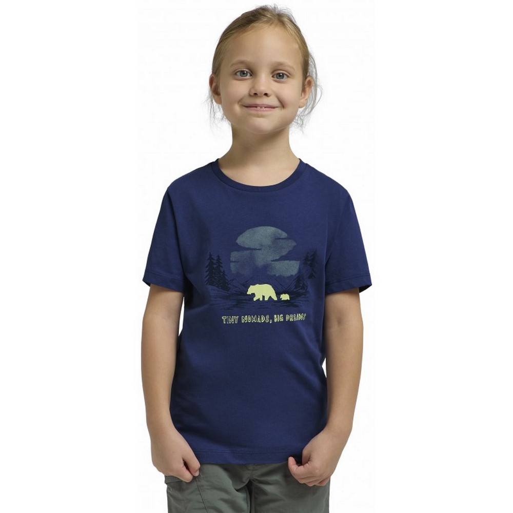 Дитяча футболка Jack Wolfskin GRAPHIC COTTON T KIDS A64185_T0220
