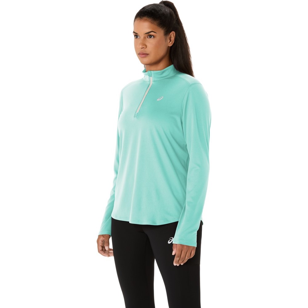 Жіноча футболка ASICS CORE 1/2 ZIP LS TOP 2012D325-400