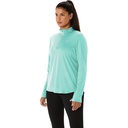 Жіноча футболка ASICS CORE 1/2 ZIP LS TOP 2012D325-400