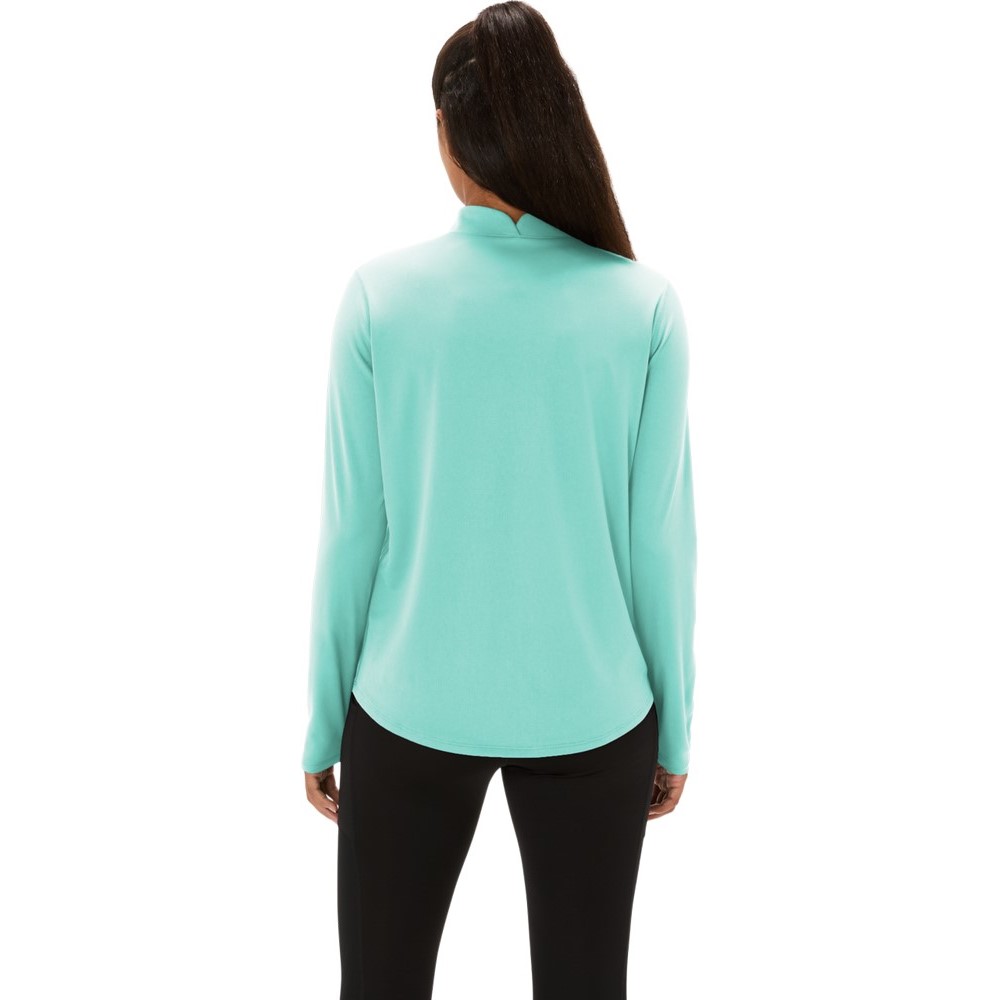 Жіноча футболка ASICS CORE 1/2 ZIP LS TOP 2012D325-400