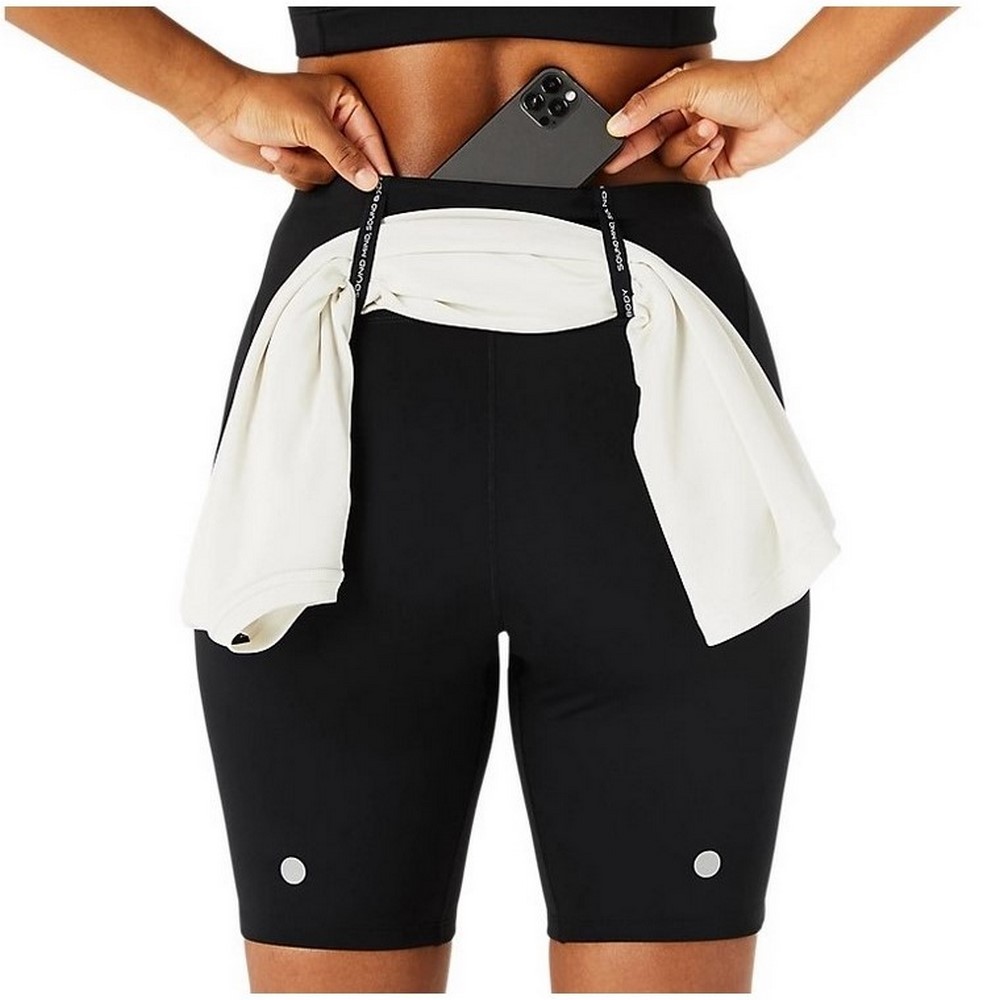 Жіночі шорти ASICS ROAD HIGH WAIST 8IN 2012C967-001