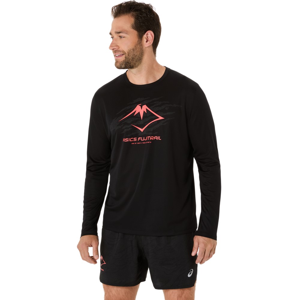 Чоловіча футболка ASICS FUJITRAIL LOGO LS TOP 2011C987-003