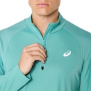 Чоловіча футболка ASICS ROAD LITE-SHOW 1/2 ZIP 2011D094-300