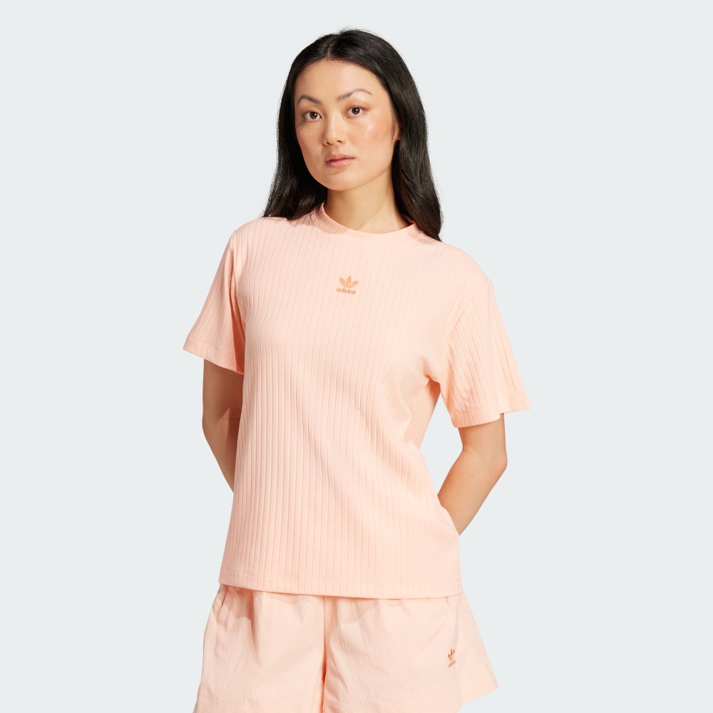 Жіноча футболка Adidas Essentials Wide Rib Originals JD1489