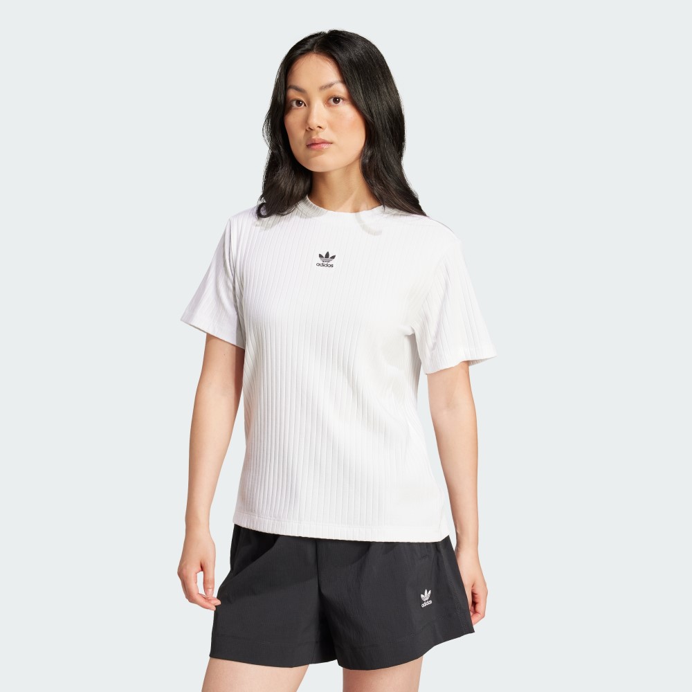 Жіноча футболка Adidas Essentials Wide Rib Originals JD1493