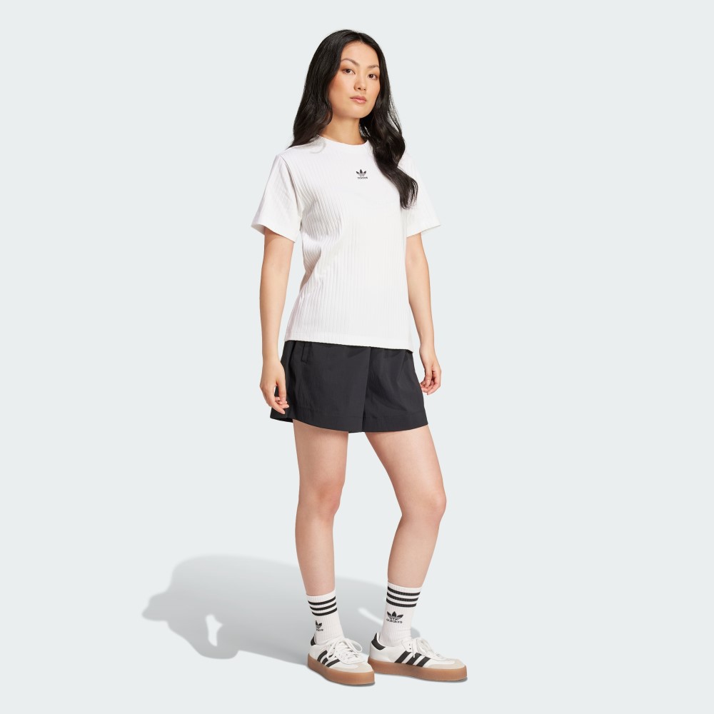 Жіноча футболка Adidas Essentials Wide Rib Originals JD1493