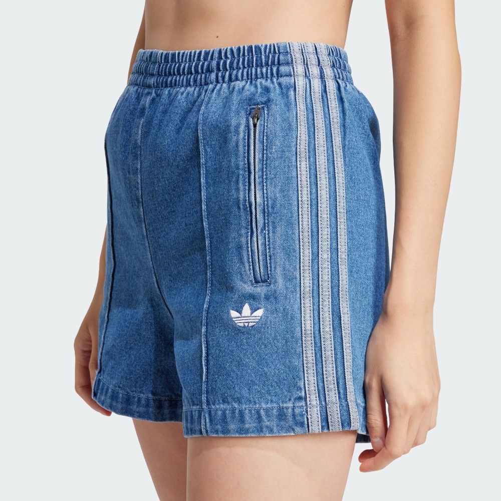 Жіночі джинсові шорти Adidas Adicolor Firebird Originals JD2562