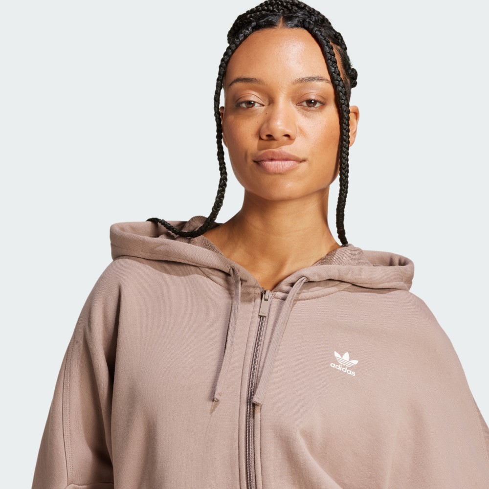 Жіноча толстовка Adidas Essentials Short Full-Zip French Terry Originals JN7846