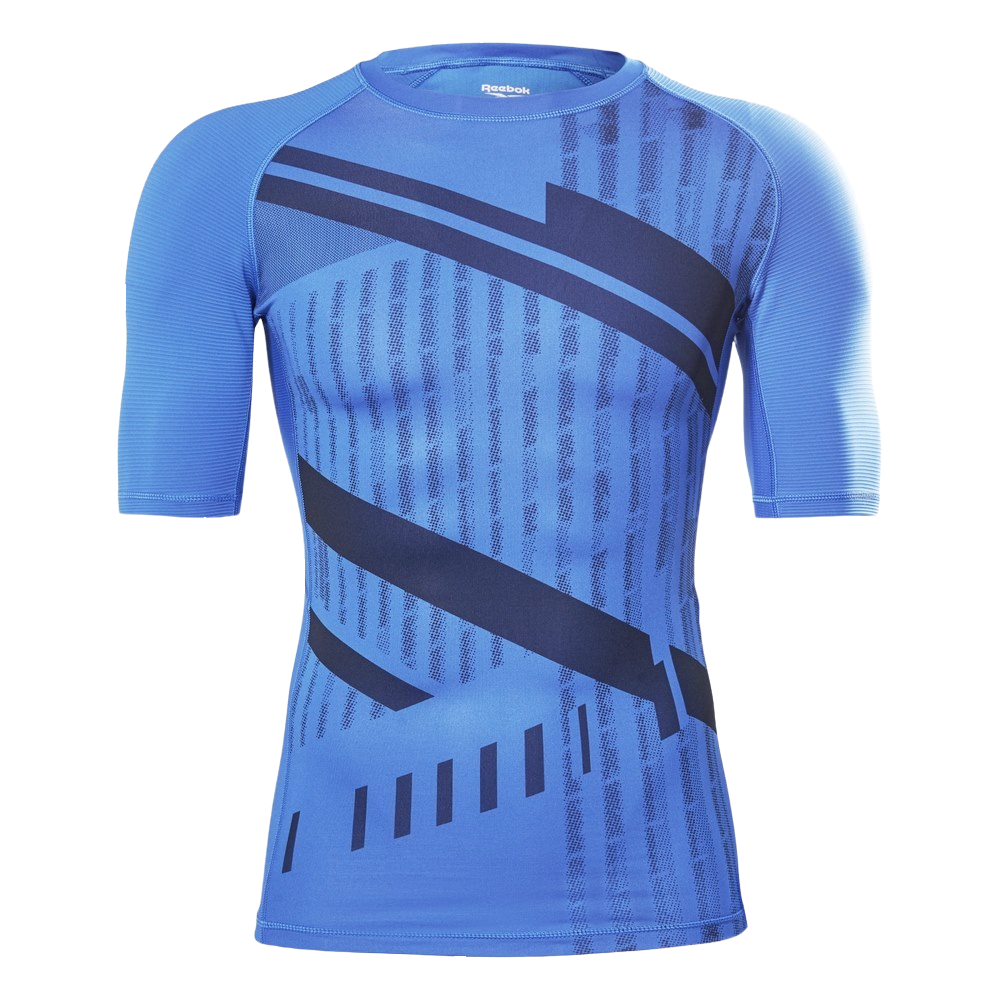 Чоловіча футболка Reebok PRINTED COMPRESSION TOP GJ6378