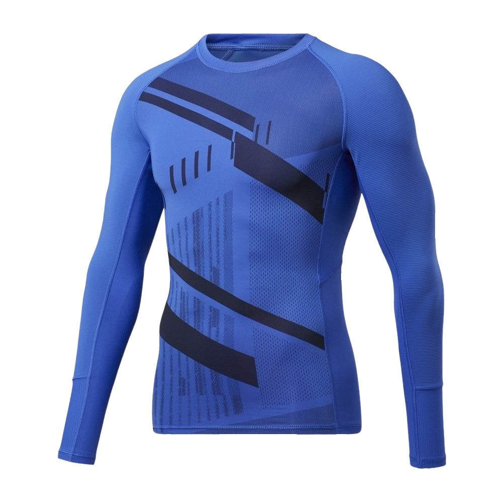 Чоловічий лонгслів Reebok PRINTED COMPRESSION GJ6383