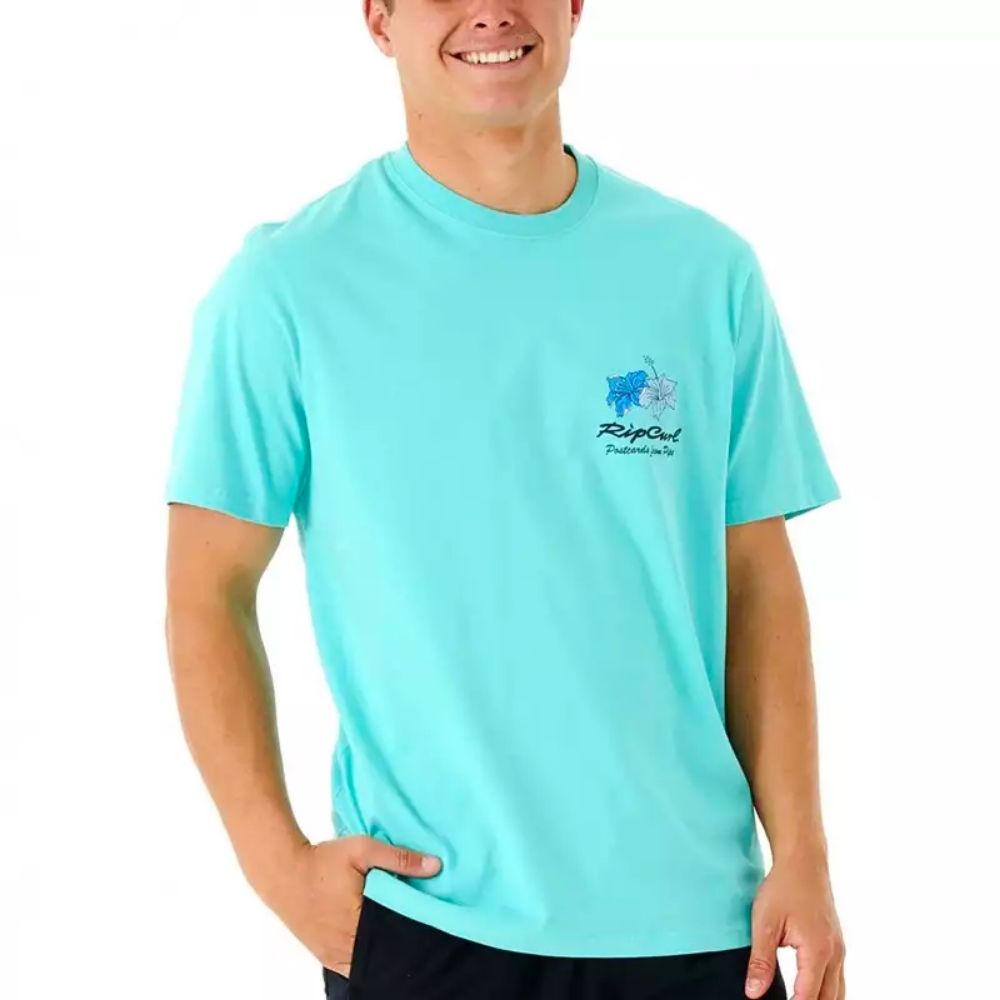 Чоловіча футболка Rip Curl POSTCARDS HIBISCUS TEE 03ZMTE-46