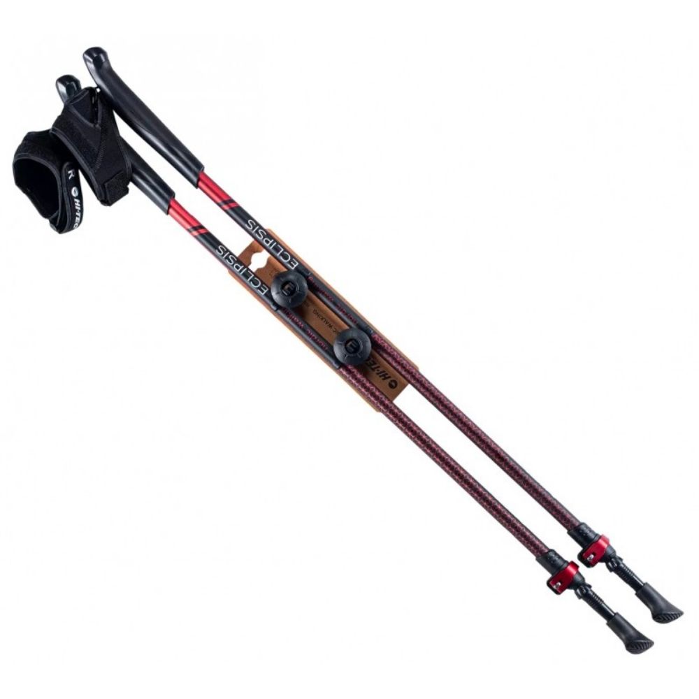 Палки для скандинавської ходьби HI-TEC ECLIPSIS-RACIN RED