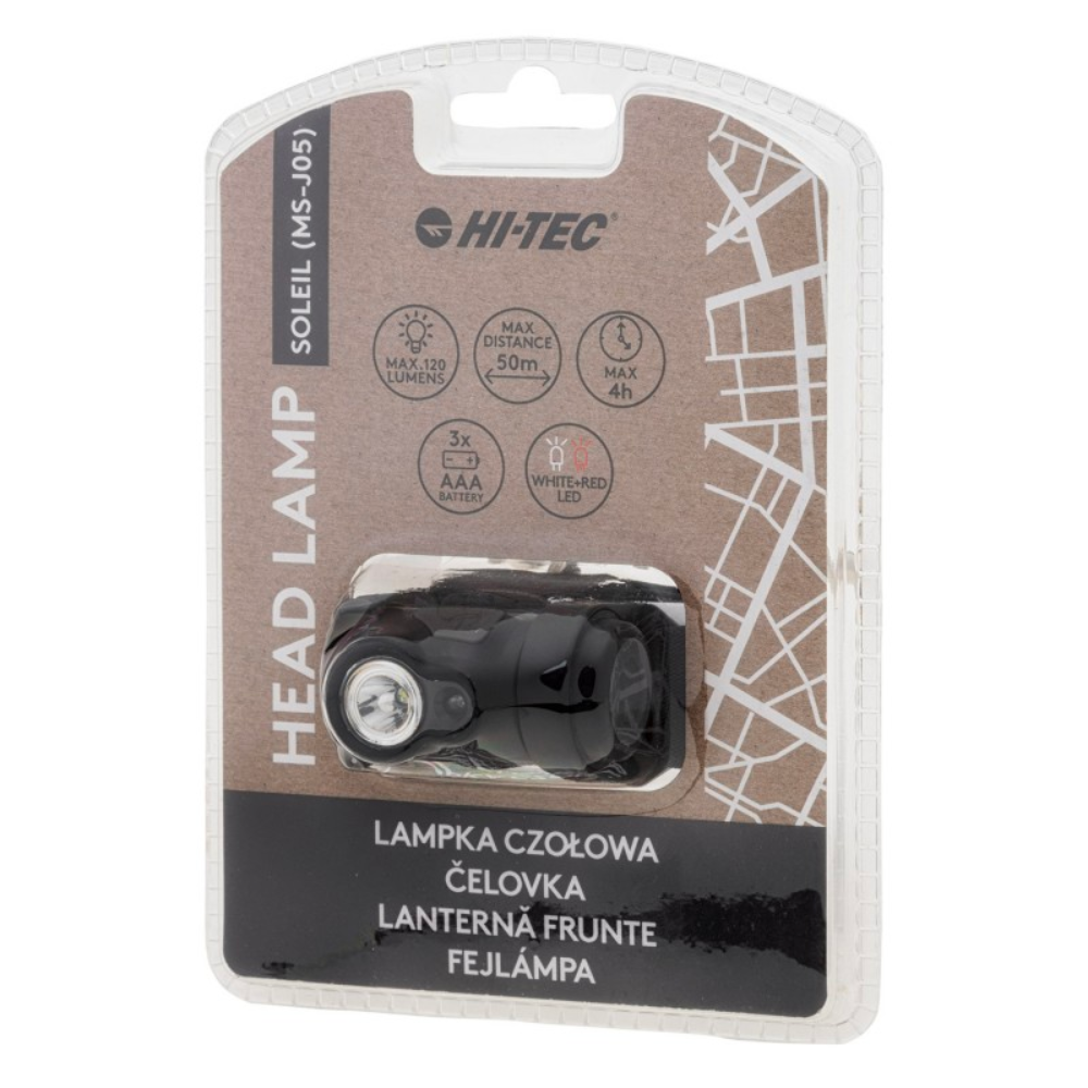 Ліхтарик HI-TEC SOLEIL-BLACK/DARK GREY