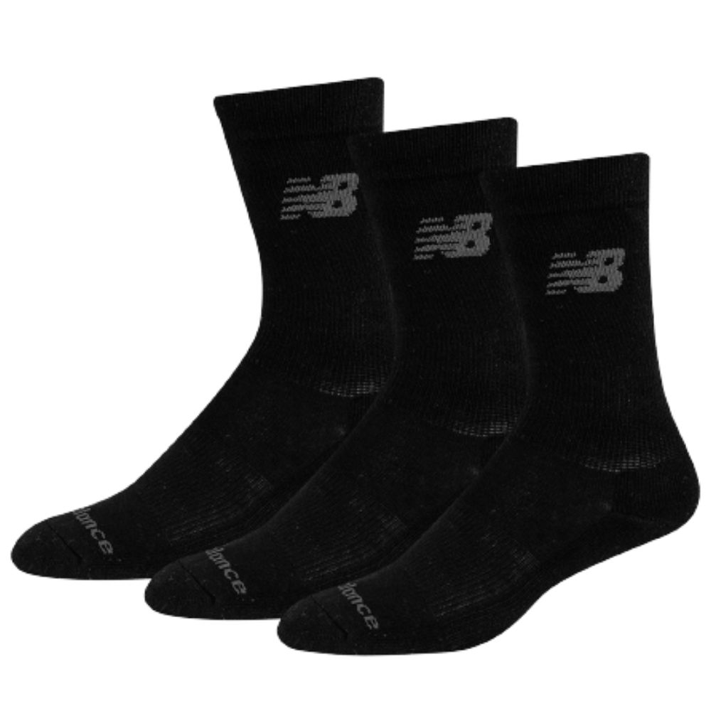 Шкарпетки New Balance Performance Cotton Cushioned Crew 3P LAS95363BK