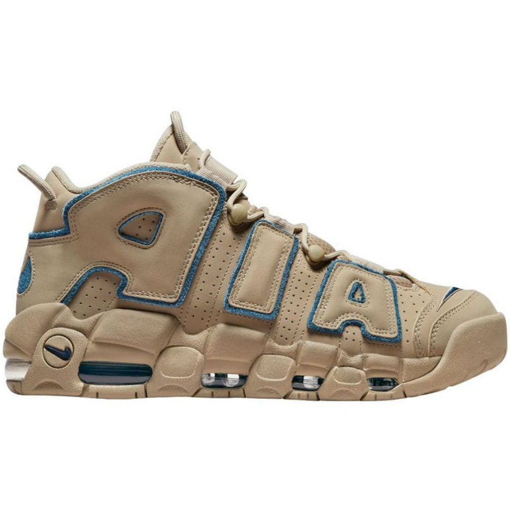 Чоловічі повсякденні кросівки NIKE Air More Uptempo 96 Limestone Beige Blue DV6993-200