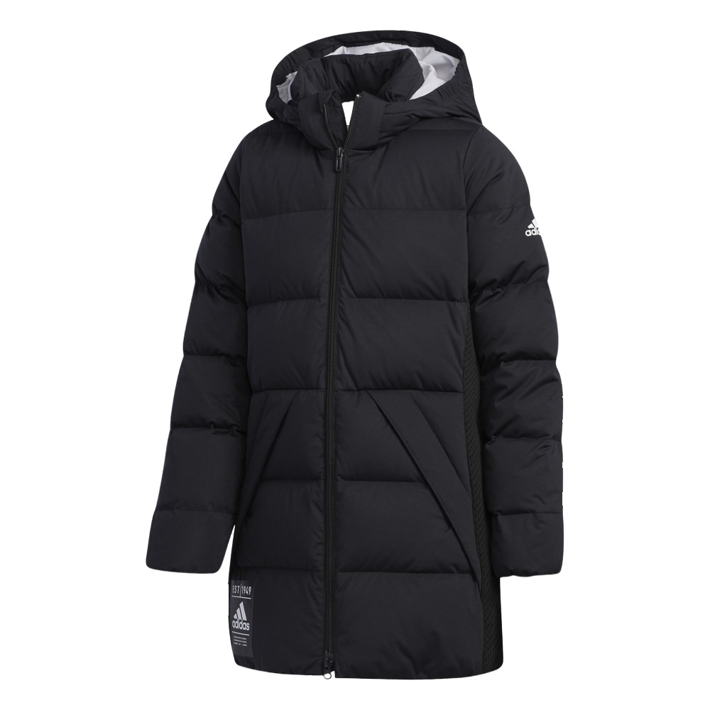 Дитячий подовжений пуховик Adidas YG J LONG DOWN EH4174