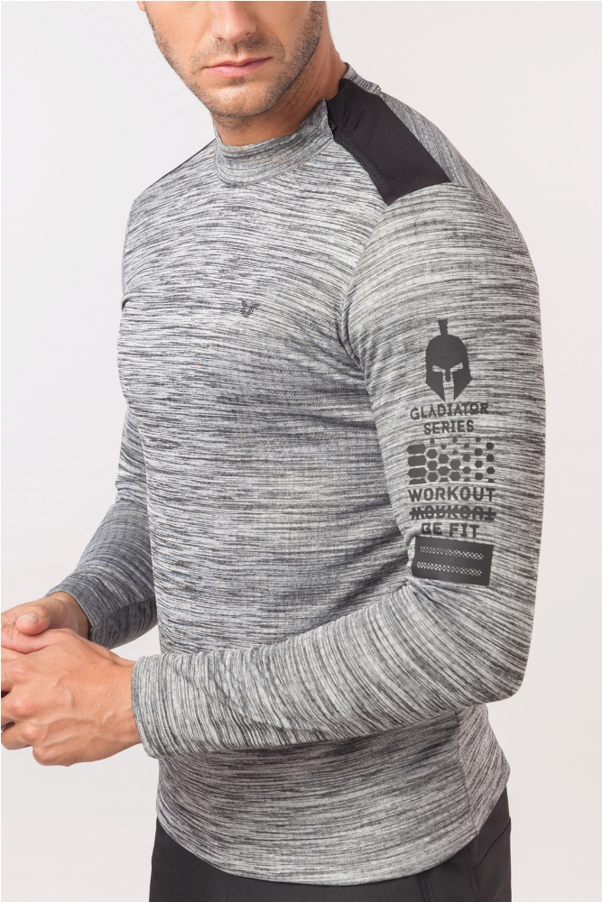 Чоловіча футболка з довгим рукавом Bilcee ERKEK T-SHIRT TBMF6132-1101