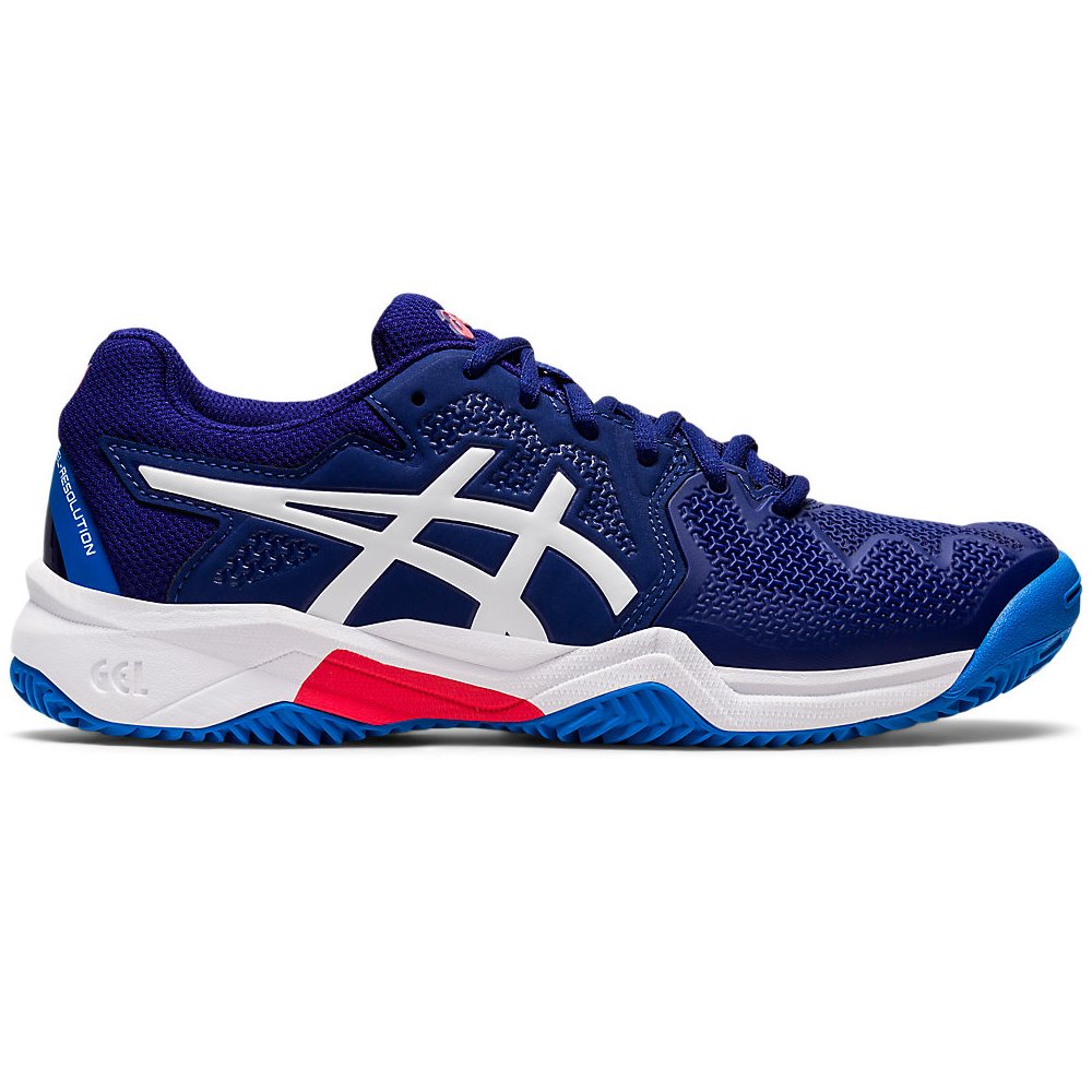 Дитячі кросівки для тенісу Asics GEL-RESOLUTION 8 CLAY GS 1044A019-405