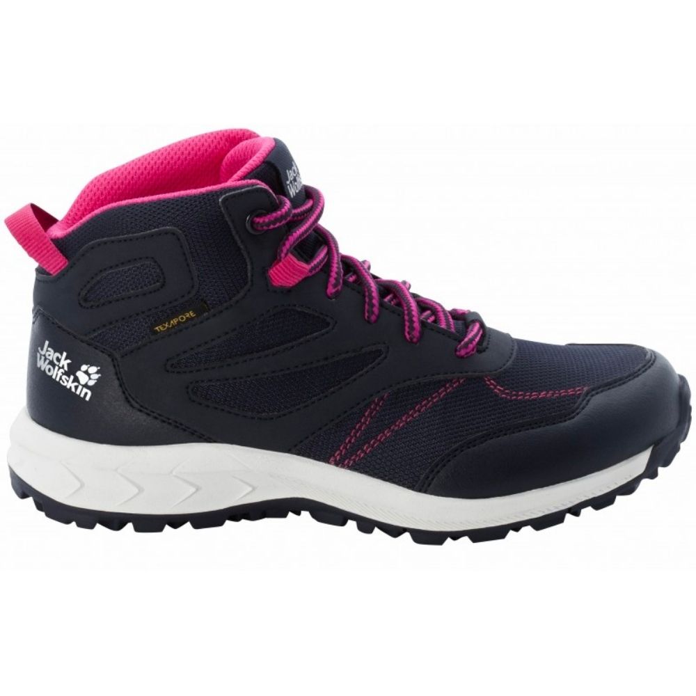 Дитячі черевики Jack Wolfskin WOODLAND TEXAPORE MID K 4042152_8333