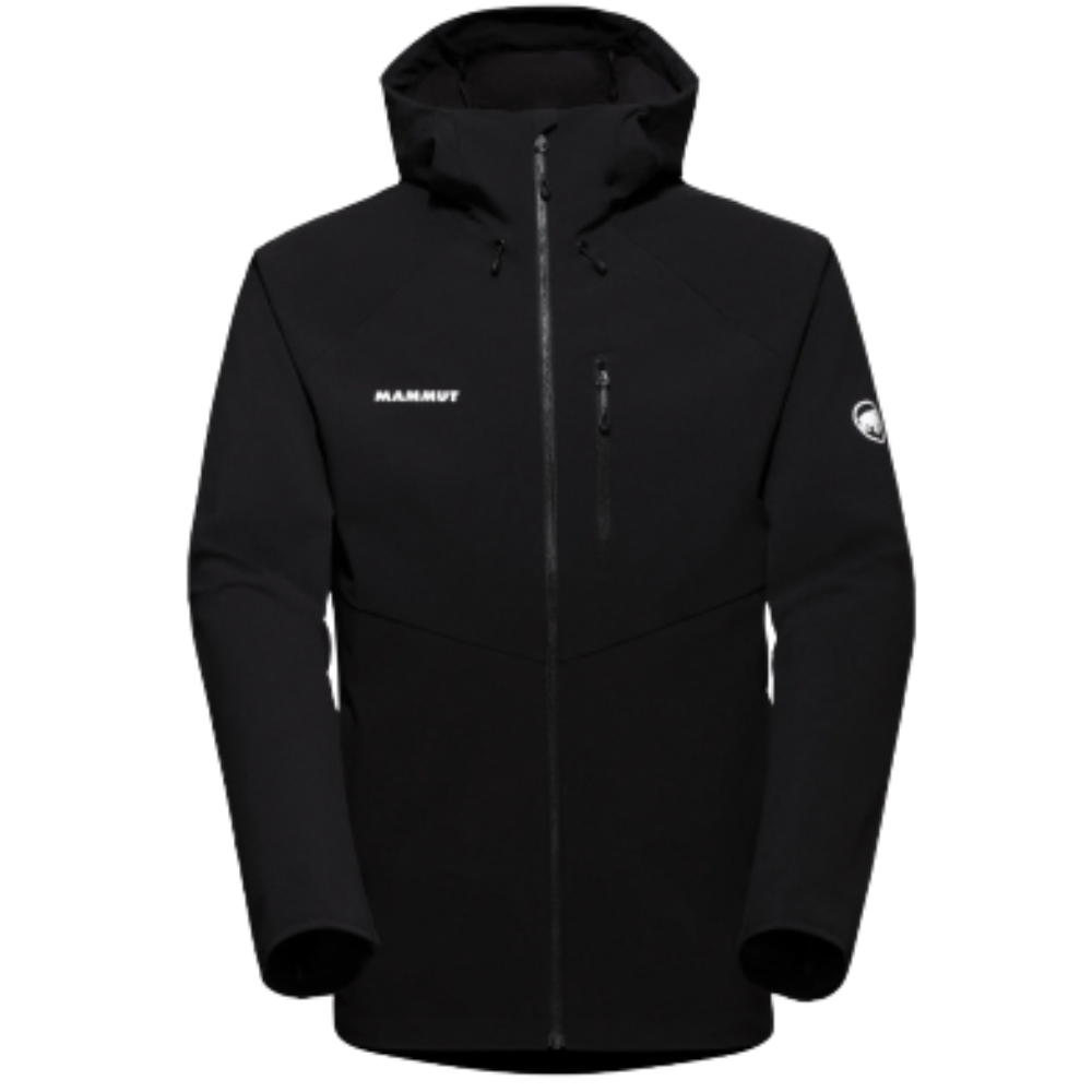 Чоловіча куртка для туризму Mammut Ultimate Comfort SO Hooded Jacket 1011-01910-BLAC