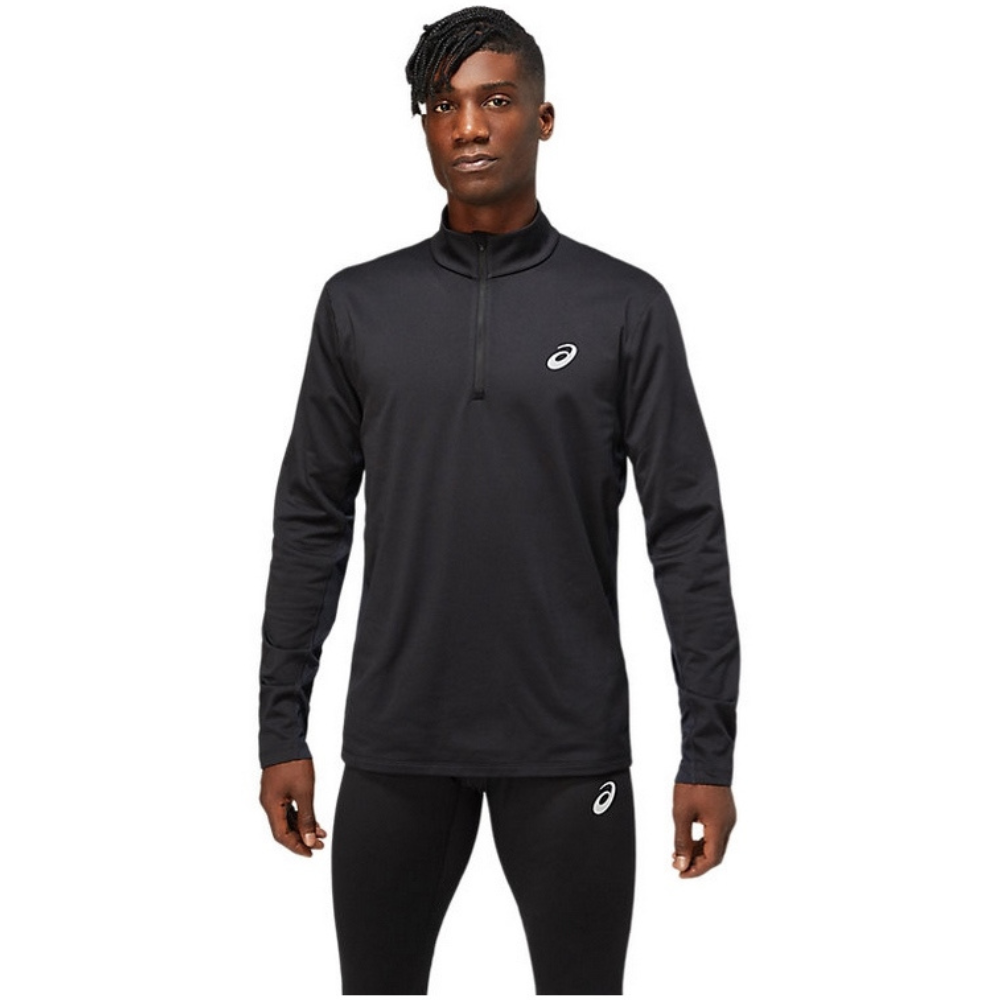 Чоловічий лонгслів Asics CORE LS 1/2 ZIP WINTER TOP 2011C347-001