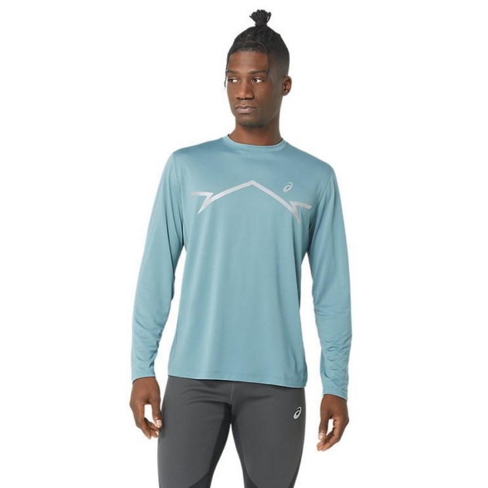 Чоловічий лонгслів Asics LITE-SHOW LS TOP 2011C951-FOGG