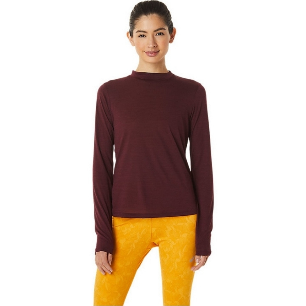 Жіночий лонгслів Asics RUNKOYO MOCK NECK LS TOP 2012C389-500