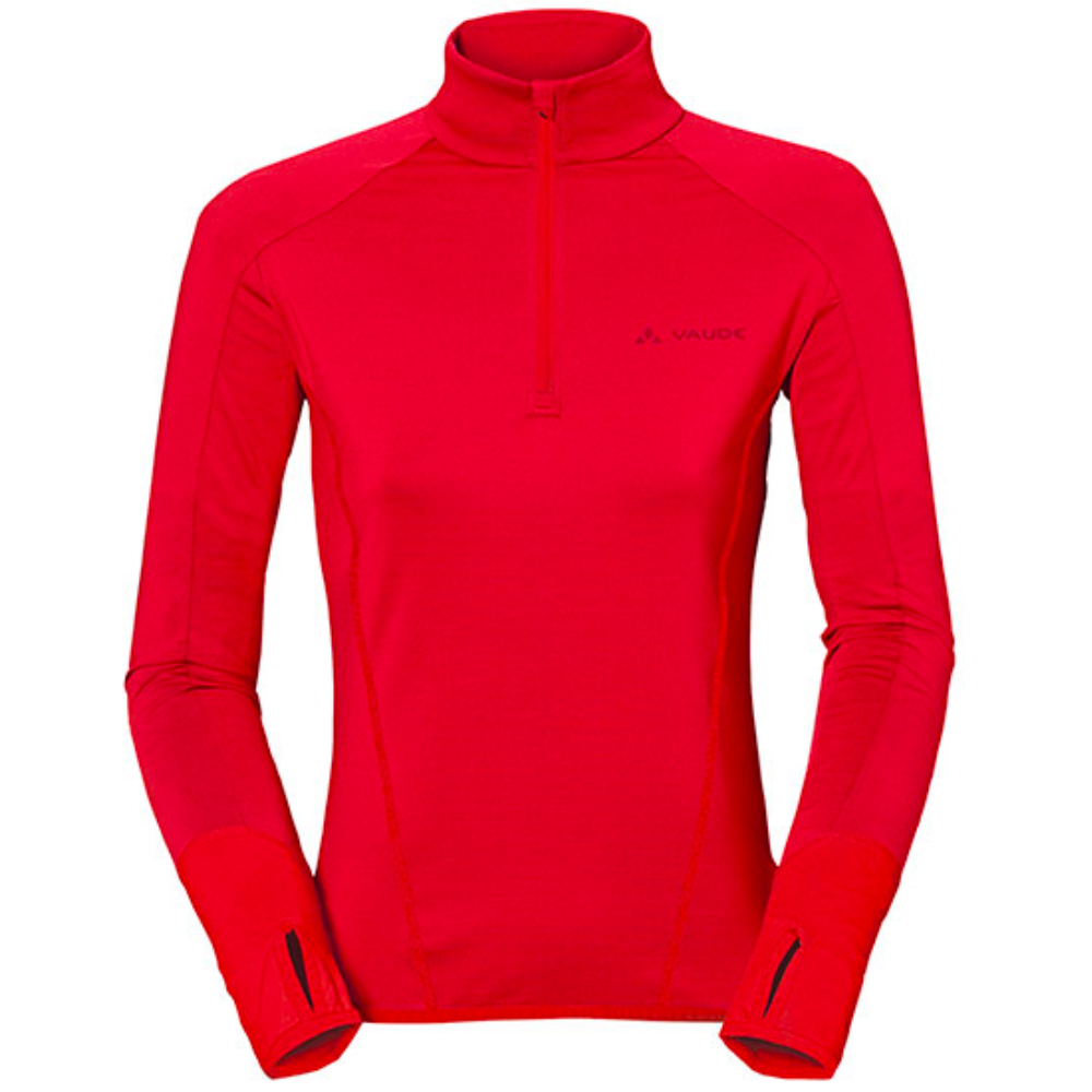 Жіночий фліс VAUDE Wo Livigno Halfzip VPW10052-RED