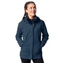 Жіноча куртка для туризму VAUDE Wo Rosemoor 3in1 Jacket V42046-SEA