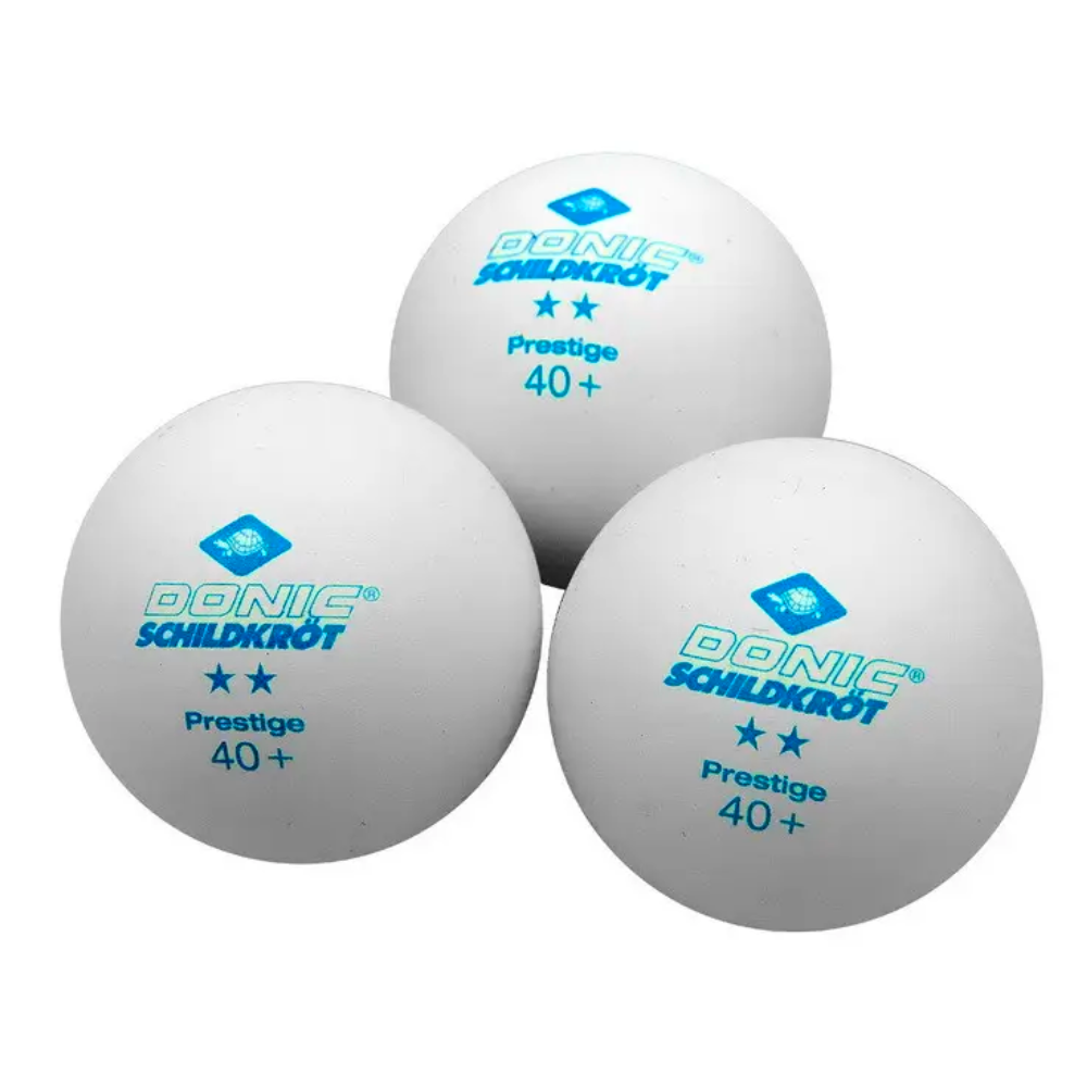 Набір м'ячів для настільного тенісу Donic Schildkrot 2-Star Prestige ball Poly 40+ 608322