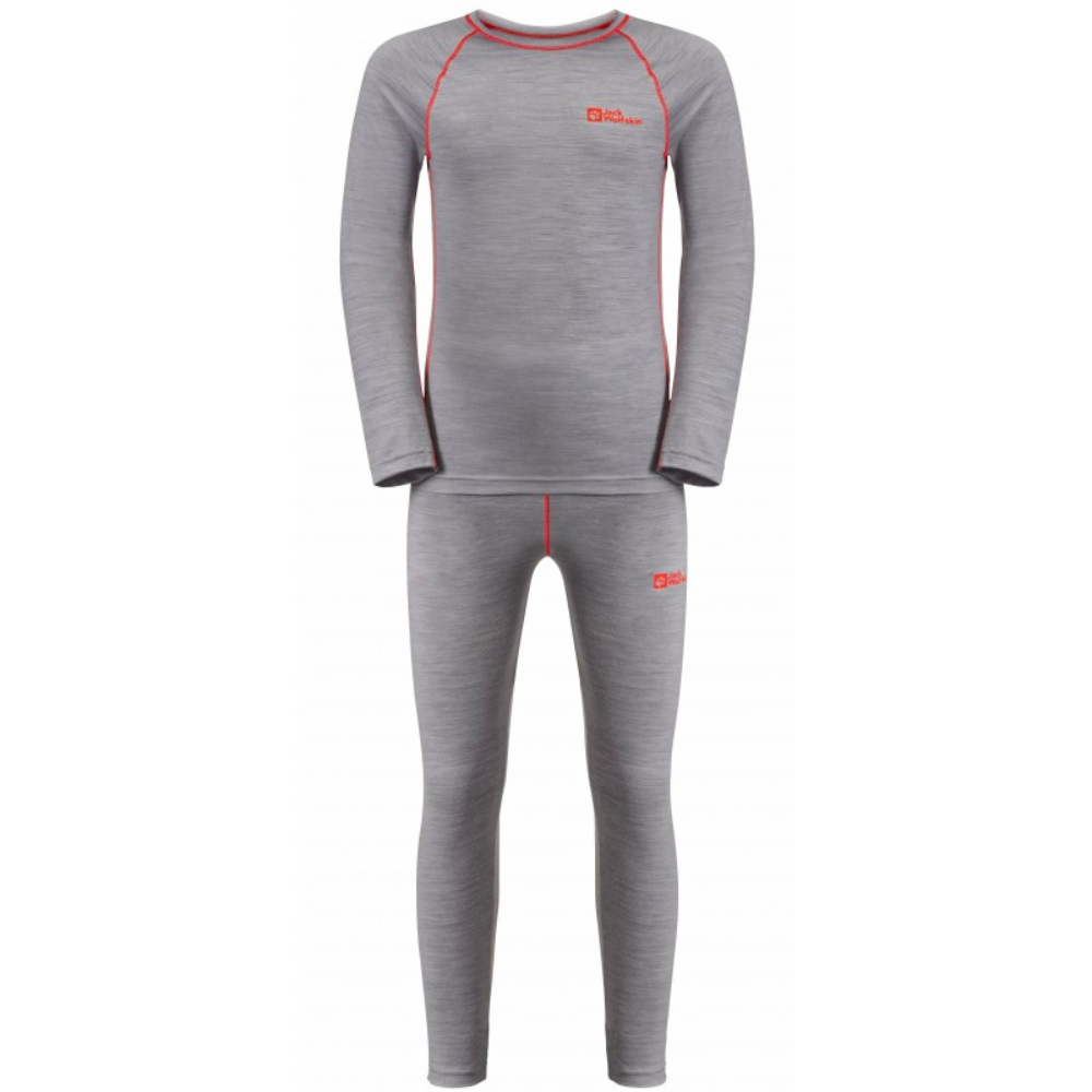 Дитячий комплект термобілизни Jack Wolfskin MERINO BASELAYER SET K 1610461_6301