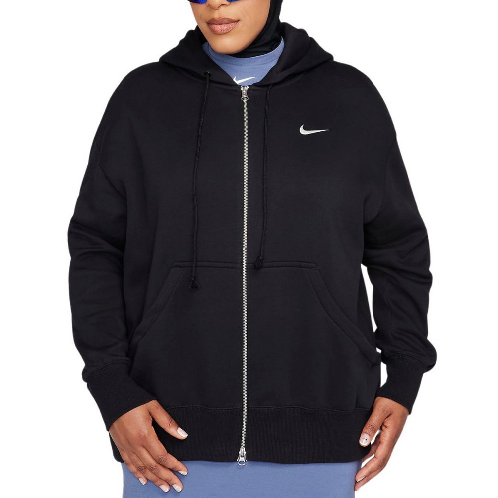 Жіноча толстовка Nike NS PHNX FLC FZ OS HOODIE DQ5758-010