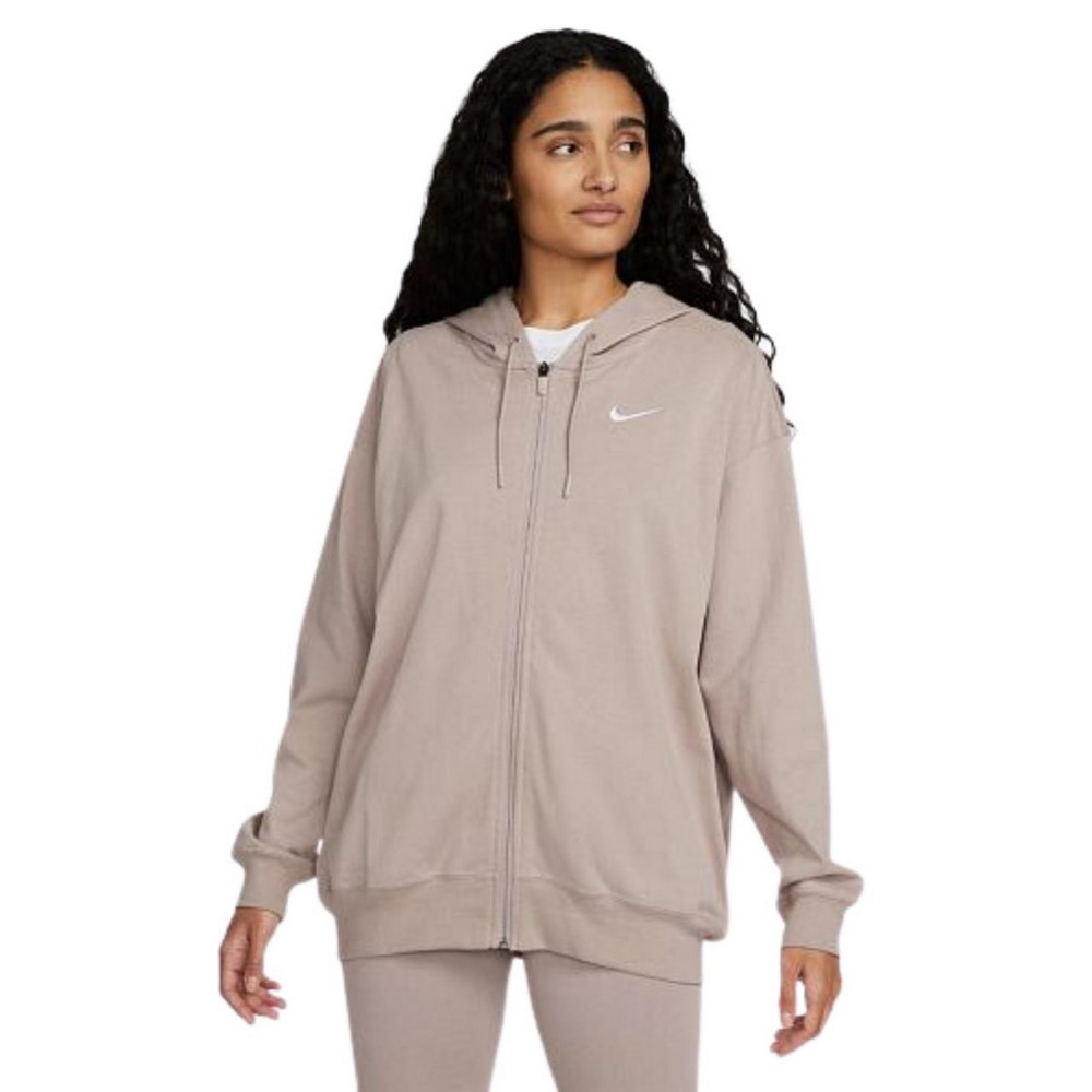 Жіноча толстовка Nike W NSW JRSY OS FZ HOODIE DM6415-272