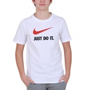 Детская футболка Nike B NSW TEE JDI SWOOSH AR5249-100
