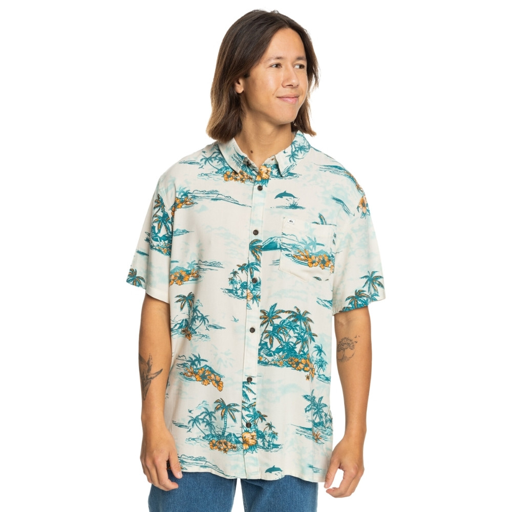 Чоловіча теніска Quiksilver LONGMANHILLSS WVTP EQYWT04575-WDW6