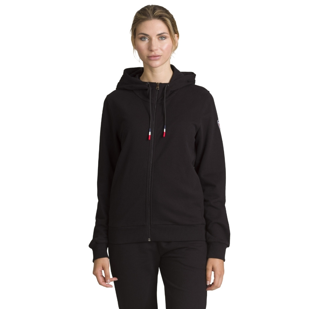 Жіноча спортивна кофта ROSSIGNOL W LOGO SWEAT FZ HOOD FL RLKWS08-200