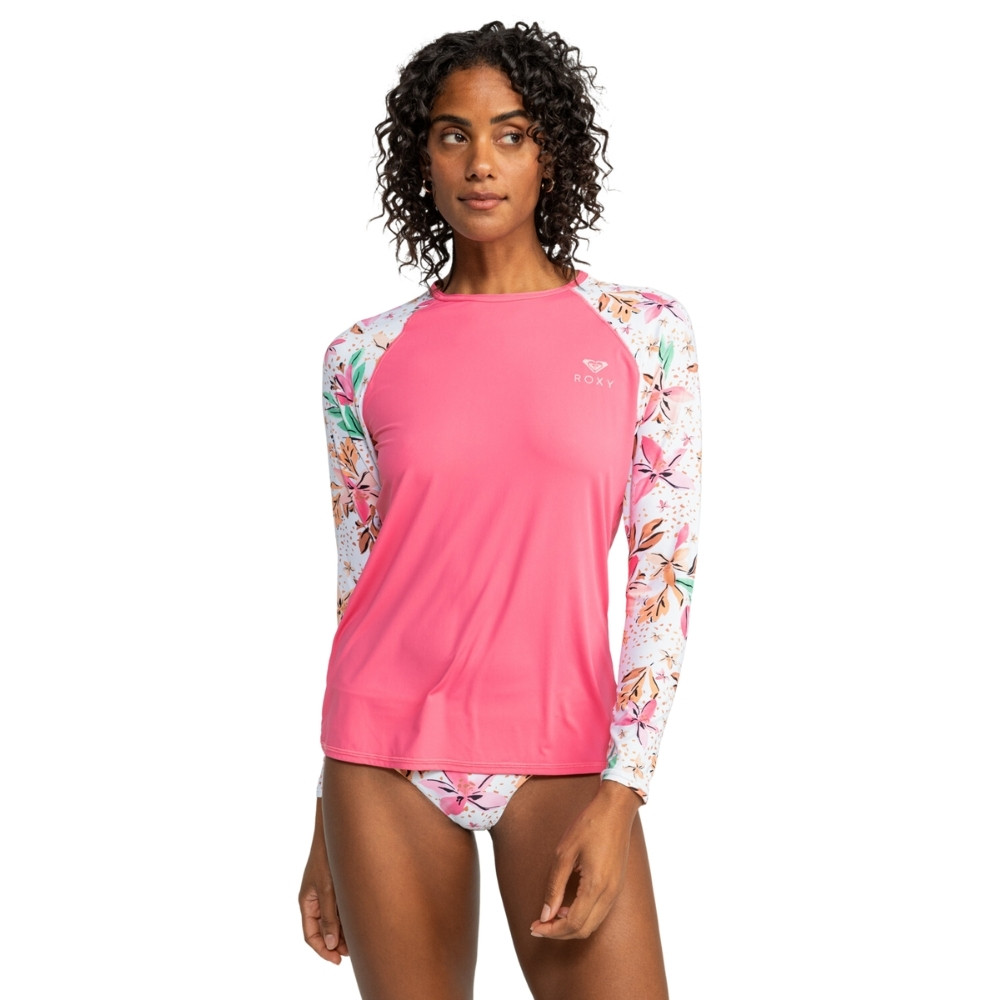 Жіночий лонгслів ROXY LS LYCRA PRINTE SFSH ERJWR03757-WBK8