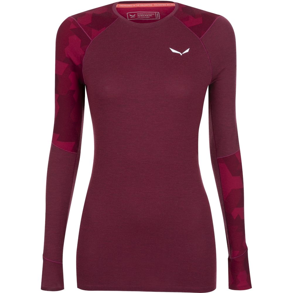 Жіноча термофутболка Salewa CRISTALLO WARM AMR W L/S TEE 28206_1570
