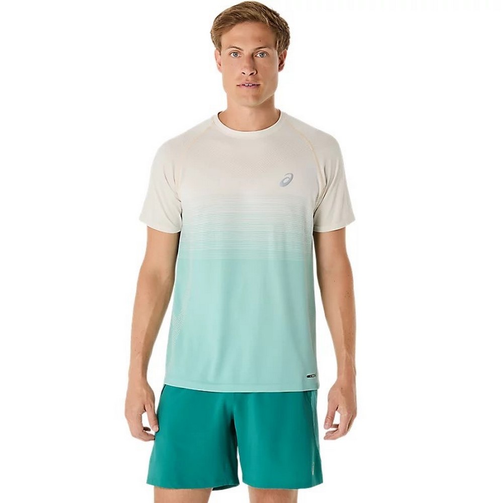 Чоловіча спортивна футболка Asics SEAMLESS SHORT SLEEVE TOP 2011C398-201