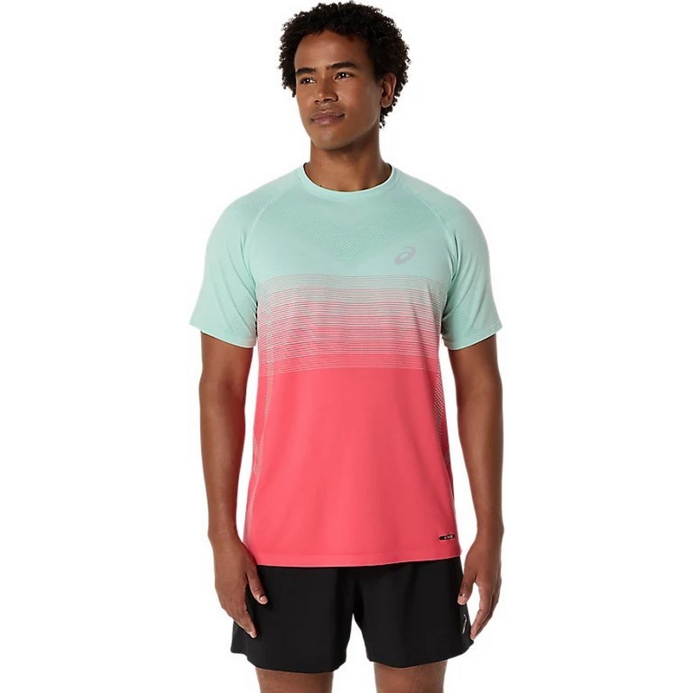 Чоловіча спортивна футболка Asics SEAMLESS SHORT SLEEVE TOP 2011C398-700