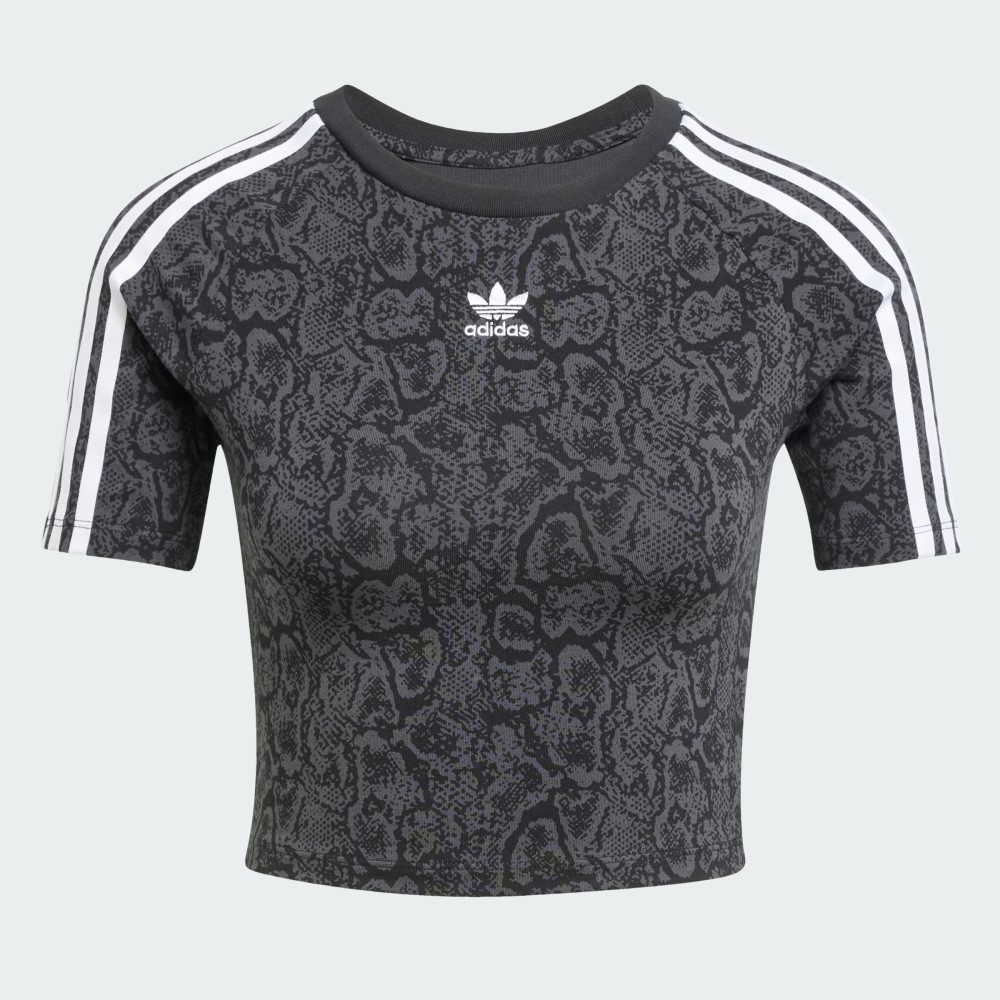 Жіноча футболка Adidas Snakeskin 3-Stripes Baby Originals JI8408
