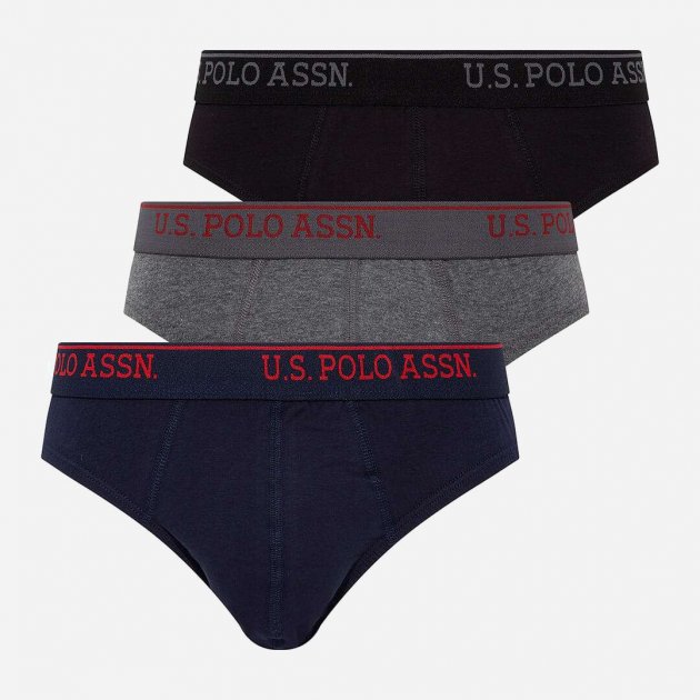 Трусы мужские слипы набор 3 шт. U.S. POLO ASSN 80436