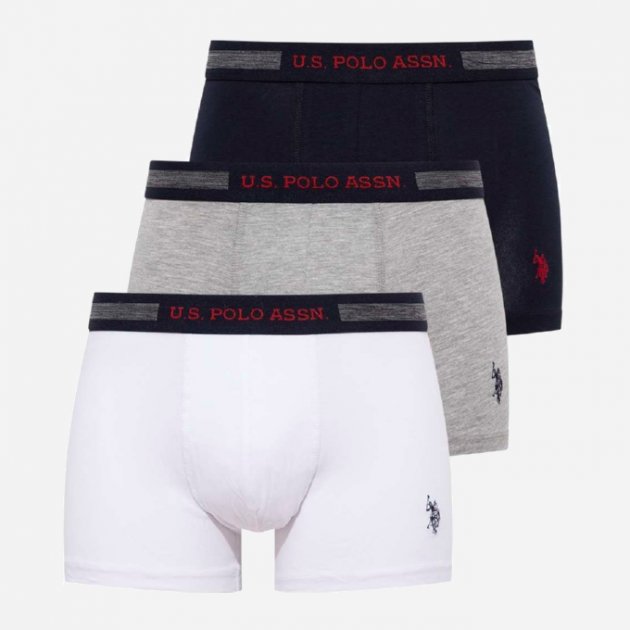 Трусы мужские боксеры набор 3 шт. U.S. POLO ASSN 80155